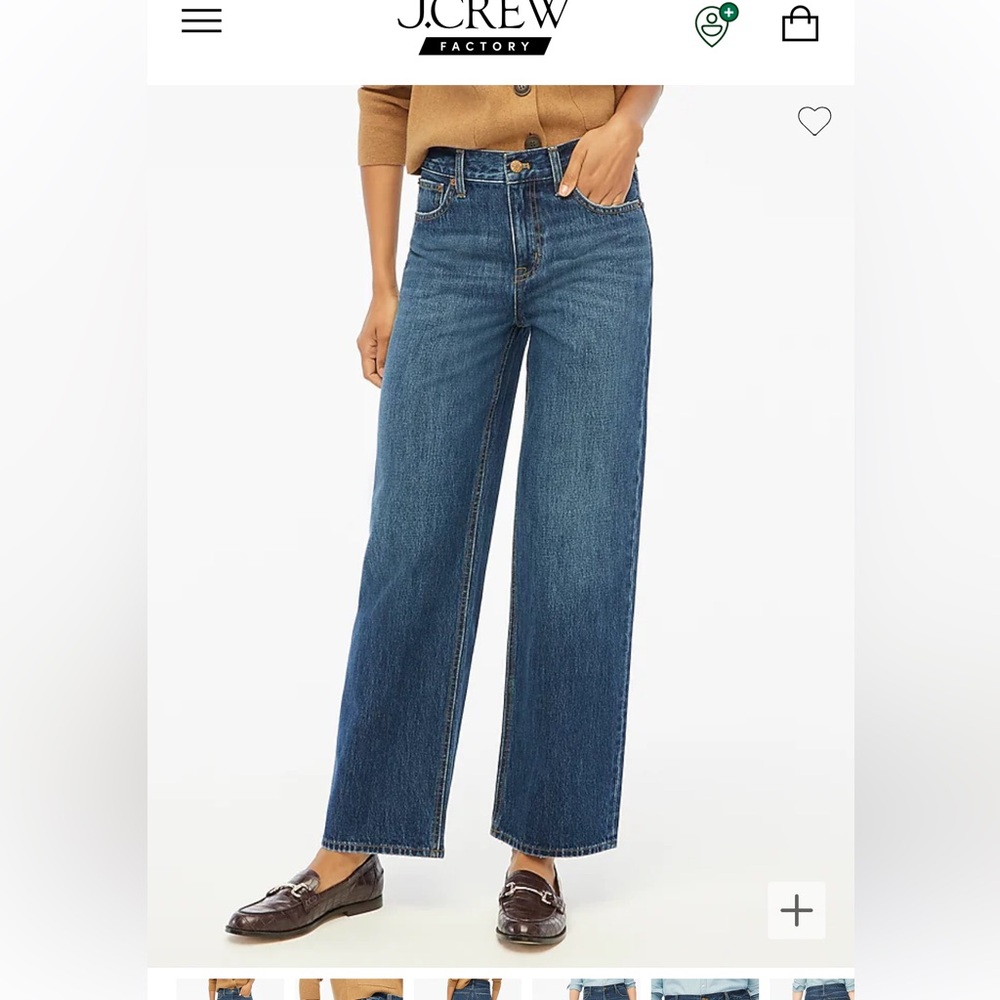 J.Crew 90s Vintage Baggy Jeans - Size 29 Nightblue Mist